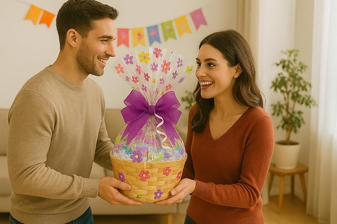 Handcrafted Gift Basket with Chocolates, Cookies, Snacks & Candy. Perfect for Birthdays, Sympathy, Holidays, Clients & Thank You Gifts (Standard: $64.99, Birthday)