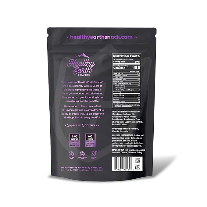 Mixed Nuts Unsalted | Trail Mix | Trail Mix without Peanuts | Gourmet Snacks, Protein Snacks, Gluten Free, No Preservatives, High Fiber (Natural Antioxidant)