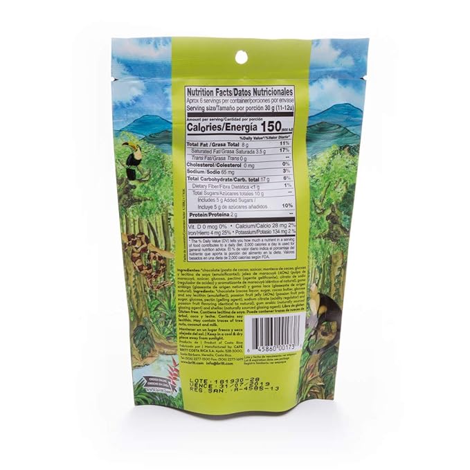 Cafe Britt® Chocolates Dark Chocolate-covered Tropical Fruit(4 Pack)(Guava, Coconut, Passion Fruit, Pineapple) (6 oz) Gourmet Dark Chocolate, Gluten Free,No Artificial Ingredients,No Trans Fat