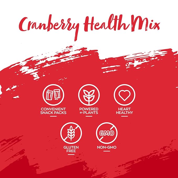 Natures Garden Cranberry Health Mix, Single Serve Bags - 18 Ounce (1.2 Ounce x 15 count)