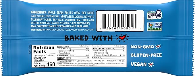Bobo's Fig Bar (20, Variety Pack), Soft Baked, Non-GMO, Vegan, Snack Bar, Gluten Free
