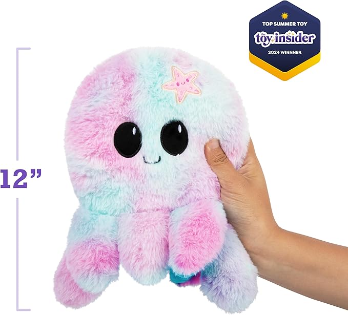 Happy Helpers Octopus by Relatable, Microwavable Heating Pad For Period Cramps, Cuddly Plushies, Great Gift Ideas for Loved Ones of All Ages, Includes 1 Lavender Scented Heating Pad Plushy