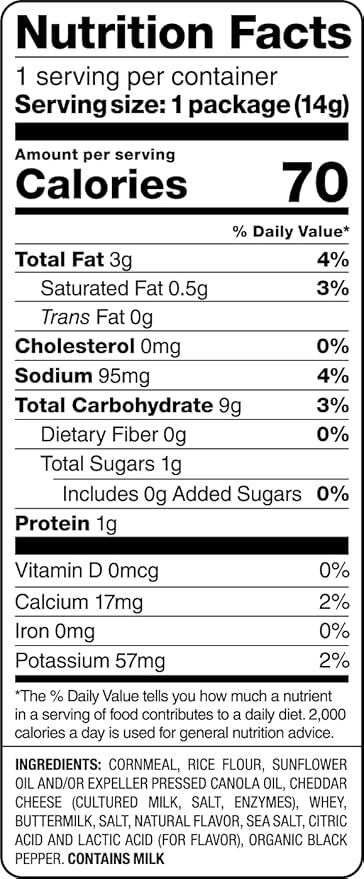 Pirate's Booty Aged White Cheddar Cheese Puffs, Gluten-Free, Kids Snacks, 0.5oz (24ct)