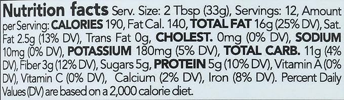 88 Acres, Dark Chocolate Sunflower Seed Butter Jar, 14 Ounce