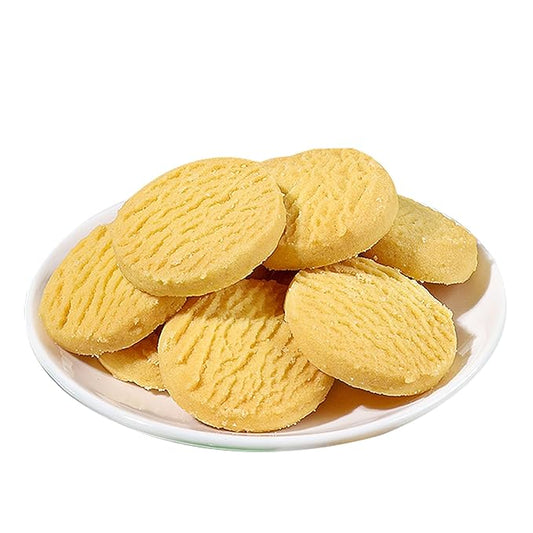 BAYUEDEGUA-Butter cookies 180g/6.34oz Low sucrose|Trans fatty acids|Vegan.Low burden biscuit snacks,Suitable for Afternoon tea/Daily snacks.