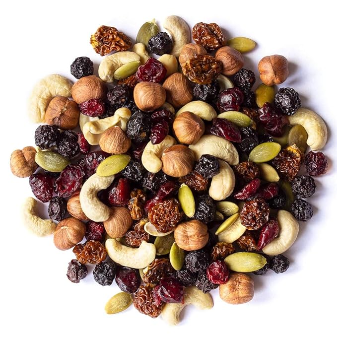 Food to Live - Organic Snack Mix, 4 Pounds - Raw Nuts and Berries with Pumpkin Seeds, Non-GMO, Non-Irradiated, Kosher, Vegan Superfood, Bulk, Great Trail Mix, Rich in Natural Antioxidants