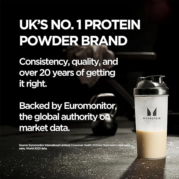 Myprotein Impact Whey Protein Isolate, 5.5 Lbs (79 Servings) Chocolate Milkshake, 25g Protein, 3.5g Glutamine & 6g BCAA Per Serving, Protein Shake for Muscle Strength & Recovery