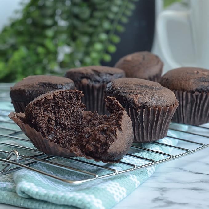DIJAS Natural Foods Plant-Based 36-Vegan Mini Muffins ONLY $0.97-oz! Natural and Preservative Free Ingredients, Delicious Snack and Breakfast (36 Muffins) (Chocolate Sin)