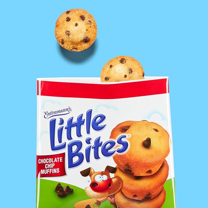 (Value Pack) Little Bites Chocolate Chip Muffins, 20 individual packs, (4 ct each), Mini Muffins, 33 oz Multipack