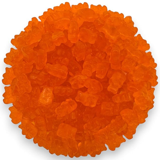 Irresistibly Delicious Orange Gummy Bears - 1.5 lbs of Fruity Bliss-Soft, Chewy, and Bursting with Tangy Delight-Great for Kids and Adults of All Ages(24 oz)