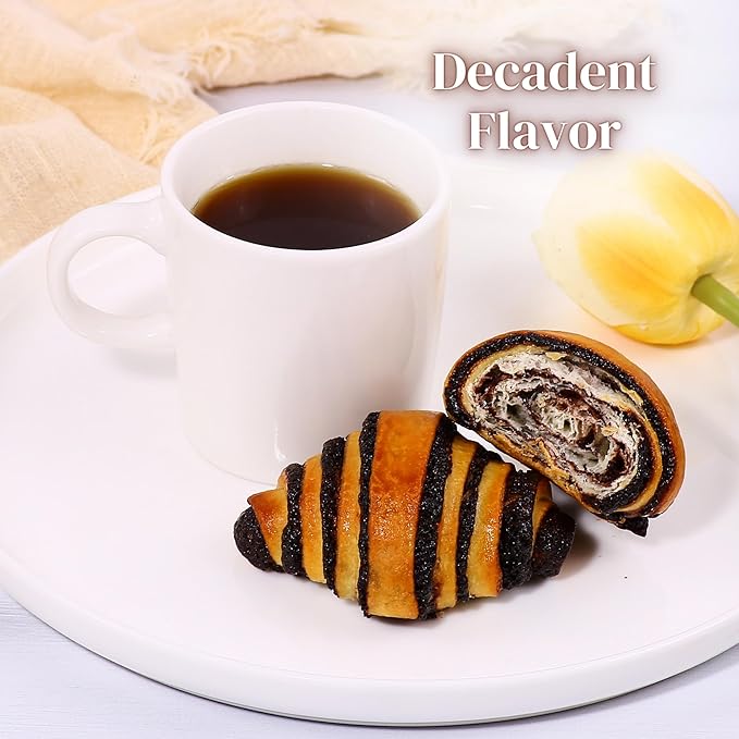 Rugelach Pastries | Chocolate Croissant | Chocolate Babka Bread | Breakfast Pastry | Coffee Snack| Kosher, Dairy & Nut Free | Holidays, Parties & Birthdays | 13 oz. Stern’s Bakery