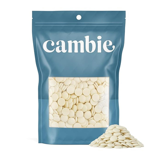 Merckens White Melting Chocolate - 5 Pounds of Premium Quality White Candy Melts to make Dubai Chocolate Bar, Cake Pops, Cocoa Bombs, & Homemade Desserts