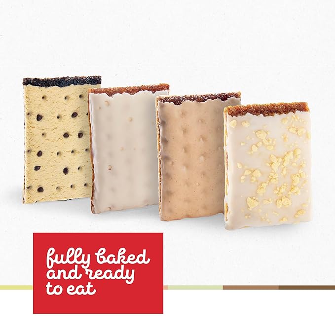 Katz Gluten Free Snacks Toaster Pastries 4 Flavor Fruit Variety Pack Apple Crisp, Cinnamon, Chocolate Chip & Strawberry. Gluten Free. Dairy Free, Nut Free, Peanut Free, Soy Free. 3 of each (12pk)