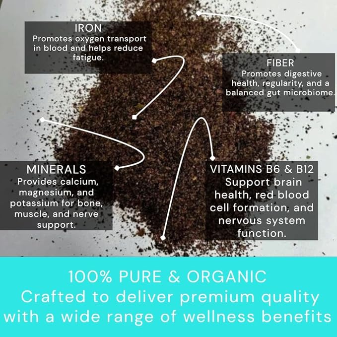 Ocean’s Balance Organic Dulse Powder - Maine Coast Seaweed - Atlantic Ocean Sea Vegetables, Perfect for Keto Diet, Paleo Diet, Vegetarian Lifestyle or Vegan Diet - Gluten Free(4 Ounce)