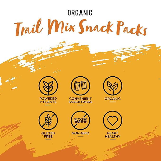 Nature's Garden Organic Trail Mix Snack, Multi Pack 28.8 oz - 24 Individual Servings (Pack of 3)