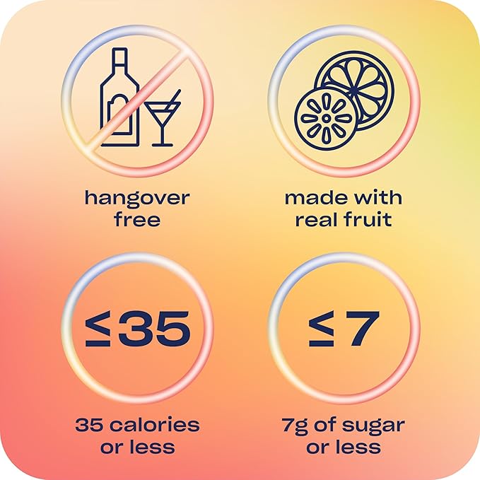 Recess Zero Proof Craft Mocktails, Alcohol Free Drinks, With Adaptogens, Non-Alcoholic Beverage Replacement, Mixer, Celebration, Party, (Island Spritz, 12oz, Pack of 12)