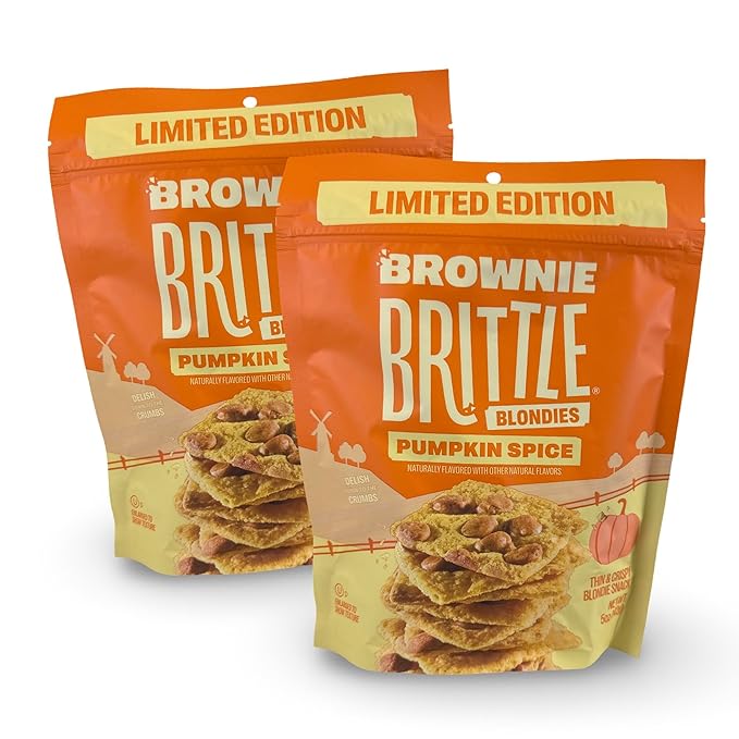 Brownie Brittle Pumpkin Spice Brownie Brittle, 5 Ounce, 6 Per Case