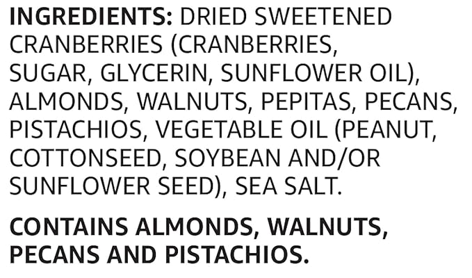 Amazon Brand - Happy Belly Dried Cranberries, Nuts & Pepitas Trail Mix, 2.62 pound (Pack of 1)