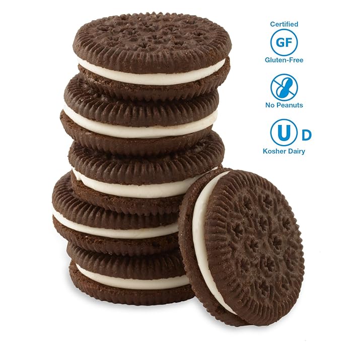 Goodie Girl Gluten Free Cookies, Chocolate Crème, Certified Gluten Free, Peanut Free, Egg Free and Kosher (10.6oz Boxes, Pack of 6)