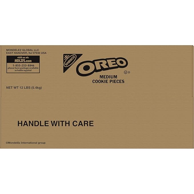 OREO Chocolate Sandwich Cookies Medium Cookie Pieces, 12 - 16 oz Bags