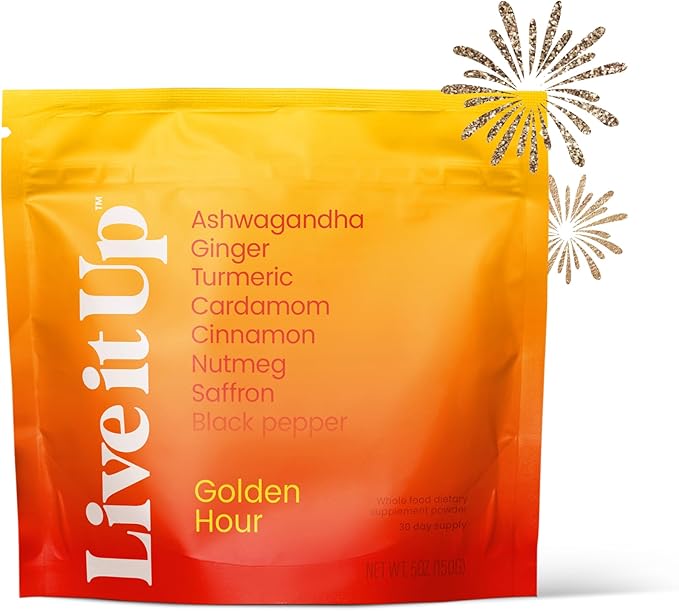 LIVE IT UP | Golden Hour: Relaxing Golden Milk Latte with Ashwagandha