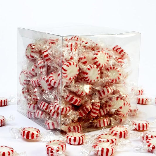 Starlight Mints Hard Candy – 2 lb Box - 170 pcs – Individually Wrapped Peppermint Discs for Parties, Reception, Candy Bowls & Holiday Treats