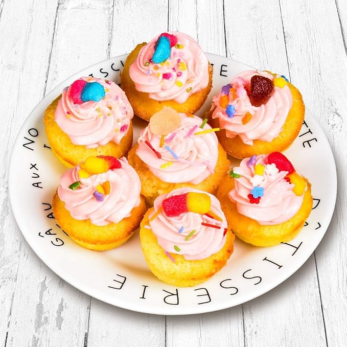 CAKETIME Silicone Muffin Pan Mini 24 Cups Cupcake Pan, Nonstick Food Grade Silicone Mold Baking Pan 1 Pack