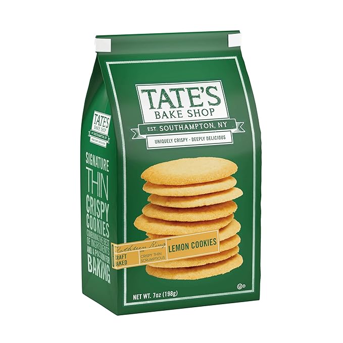 Tate's Bake Shop Lemon Cookies, 7 oz (Pack of 2)