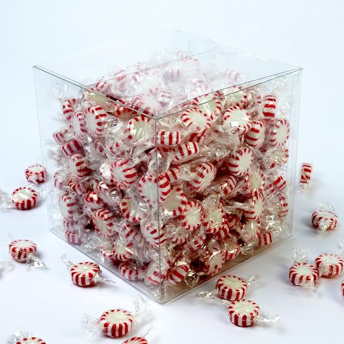 Starlight Mints Hard Candy – 2 lb Box - 170 pcs – Individually Wrapped Peppermint Discs for Parties, Reception, Candy Bowls & Holiday Treats