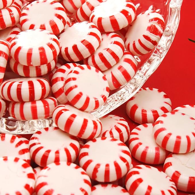Starlight Peppermints Individually Wrapped Candy, 1 Pound Bulk Pack, Sweets for On the Go Refreshment, Perfect Peppermint Candy for Office.