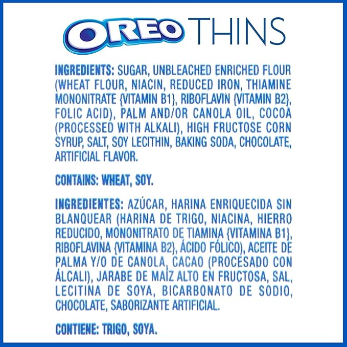 Oreo (ORMT9) Thins Flavored Creme and Thins Original Chocolate Sandwich Cookies Variety Pack, Oz Mint 39.3 Ounce