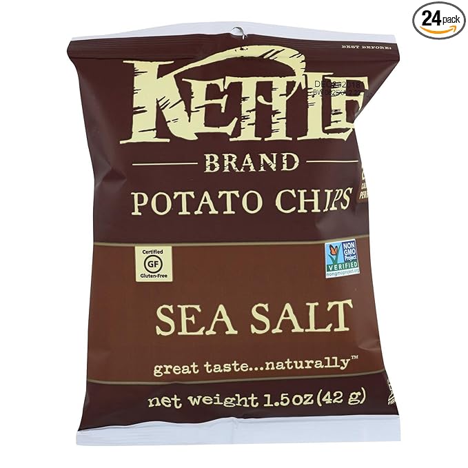 Sea Salt Potato Chips 1.50 Ounces (Case of 24)
