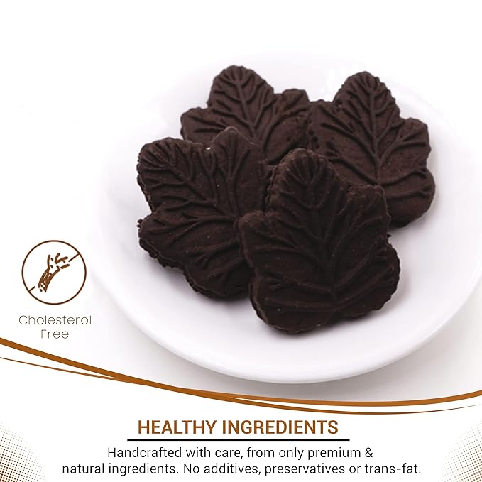 Turkey Hill Sugarbush 100% Pure Canadian Premium Maple Syrup Chocolate Cream Filled Cookies- All-Natural Maple Leaf Shape Delicious Cookies(2 Pack, Chocolate Cookies)