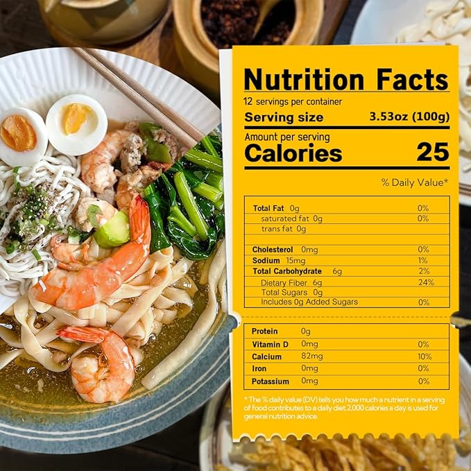 ‌MOKI Konjac & Oat Fiber Pasta Bundle - 12 Pack Low Carb Keto Shirataki Noodles, Low Calorie, Gluten-Free, Vegan, 0-Fat,Sugar Free,Paleo Diet Friendly (Spaghetti & Fettuccine, 3.53 oz Each)