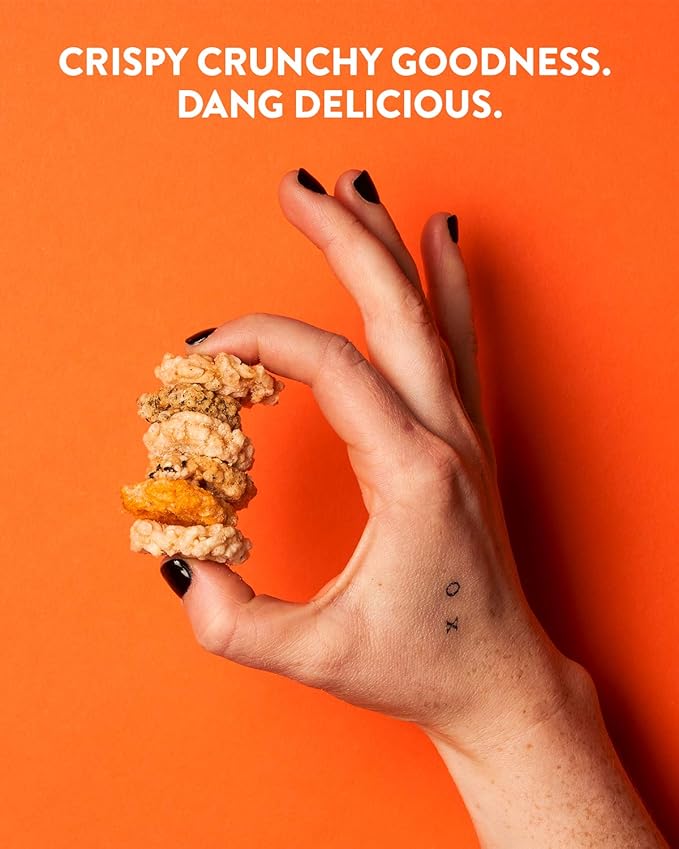 DANG Sticky Rice Chips | Sriracha Spice | 4 Pack | Vegan, Gluten Free, Non Gmo Rice Crisps, Healthy Snacks Made With Whole Foods | 3.5 Oz Bags