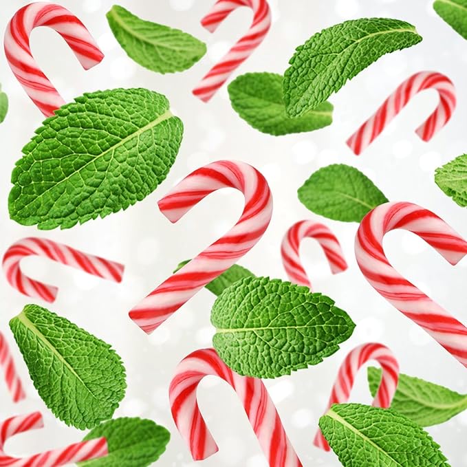 Mini Candy Cane Individually Wrapped 100 Pack - Dye-Free Small Peppermint Candy Canes Red & White Christmas Candy For Holiday Gifts, Stocking Fillers, Party Favors & Decorations