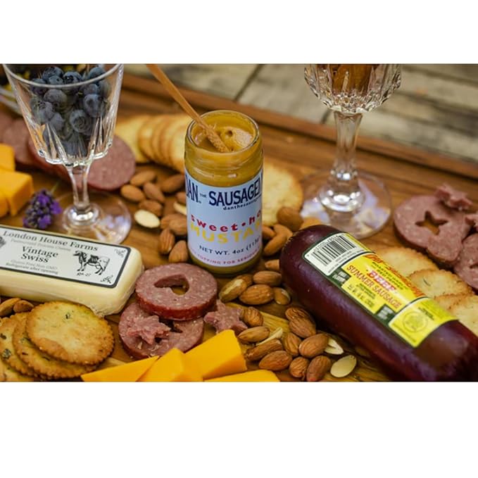 Dan The Sausageman Summer Sausage Gifts for Every Celebration Gift Boxes, Christmas Gifts Snack Box, Meat and Cheese Gift Basket for Men & Women