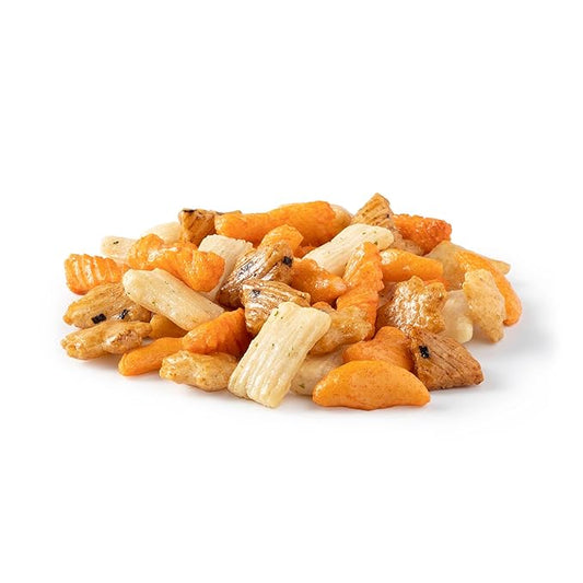 NUTS U.S. - Oriental Rice Crackers | No Artificial Colors or Flavors | Crunchy | Natural | Packed in a Resealable Bag (1 LB)