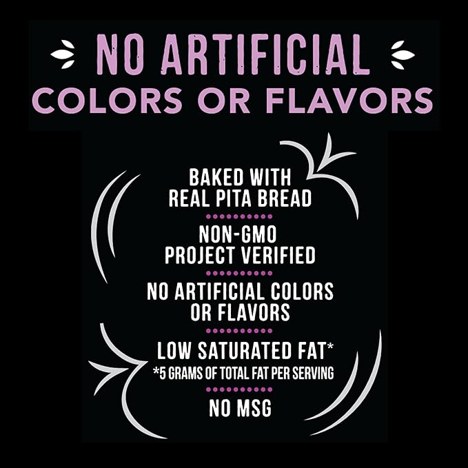 Stacy’s Pita Chips, Cinnamon Sugar, No Artificial Colors or Flavors, 1.5 oz (Pack of 24)
