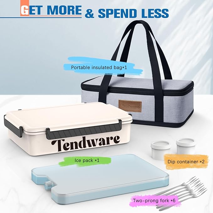 Chilled Portable Snackle Box Container Insulated Bag Keep Food Warm 12 Compartment Divided Serving Tray Reusable Ice Pack Road Trip Essentials for Charcuterie Snack Picnic Travel Birthday Gift