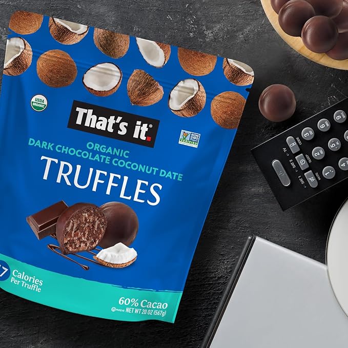 That's it. Organic Chocolate 100% Plant-Based, Vegan, Gluten-Free, All Natural (20 OZ) (Coconut Date)