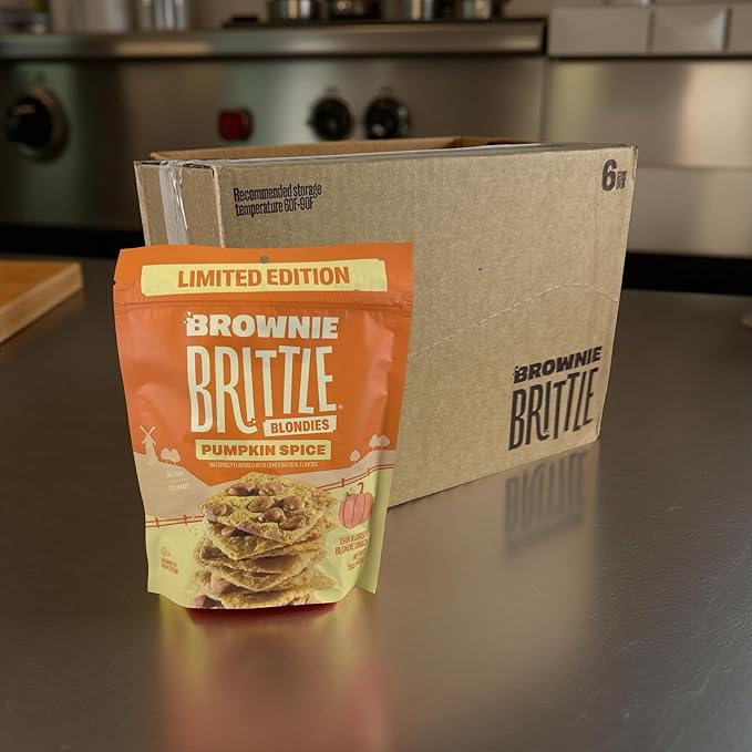 Brownie Brittle Pumpkin Spice Brownie Brittle, 5 Ounce, 6 Per Case