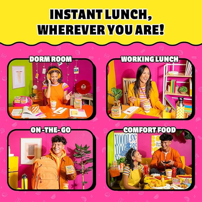 Maruchan Instant Lunch Ramen Noodles, Chili Piquin & Shrimp – Japanese-Style Instant Noodle Soup, Easy Meal Ready in 3 minutes – 2.25 Oz Cup, Pack of 12