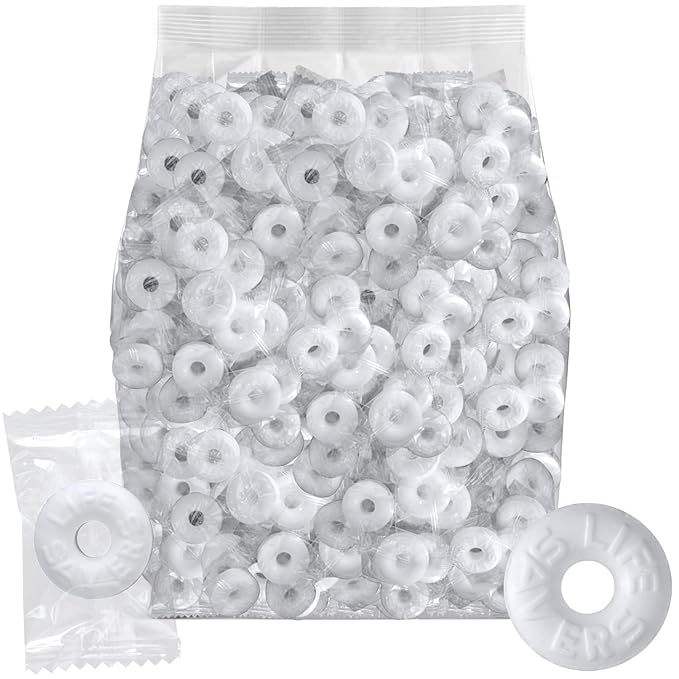 Wint O Green Hard Candy 2lb + 2oz Bulk Pack of Mints Individually Wrapped Bulk Mints for Parties and Events Ideal Wintermint Candy for Refreshing Breath and Enjoyable Snacking