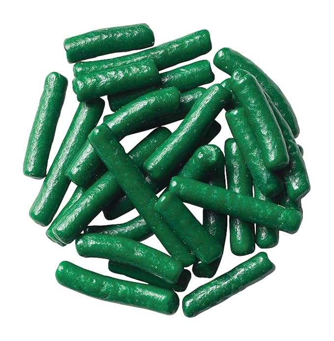 DecoPac Green Sprinkles | Extra Large 26oz Pack | Cake Sprinkle Mix, Fancy Sprinkles For Cake Decorating, Handheld Container, Candy Sprinkles, Cake Sprinkles - Dark Green