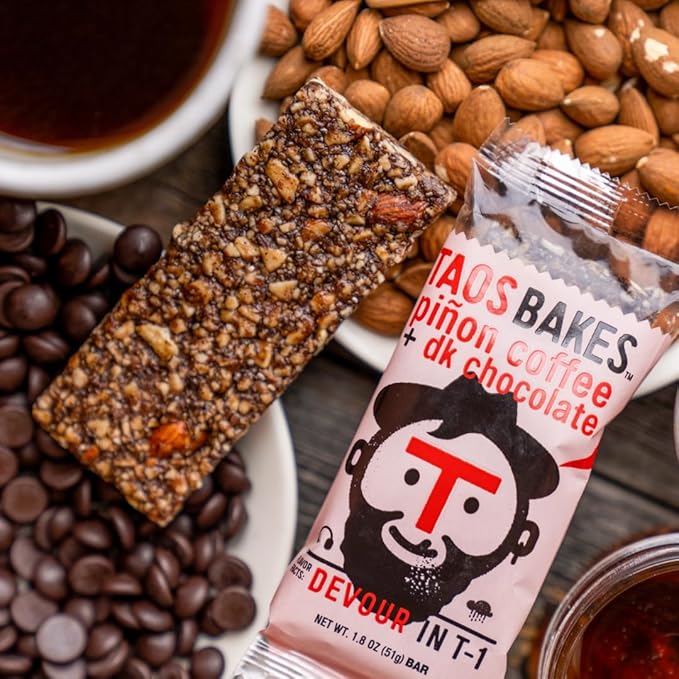Taos Bakes - Variety Pack - Breakfast Bars - High Protein and High Fiber packed Granola Bars - Gluten Free & Non-GMO - Healthy Snacks for Adults & Kids – Trail Mix Bars - 12 Pack, 1.8oz ea