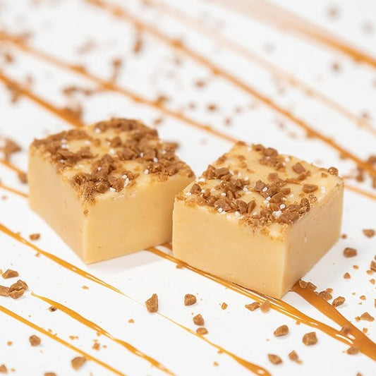 Valley Fudge, Salted Caramel Toffee, Fresh Artisan Fudge, Real Butter, Gourmet Candy, One Pound Package