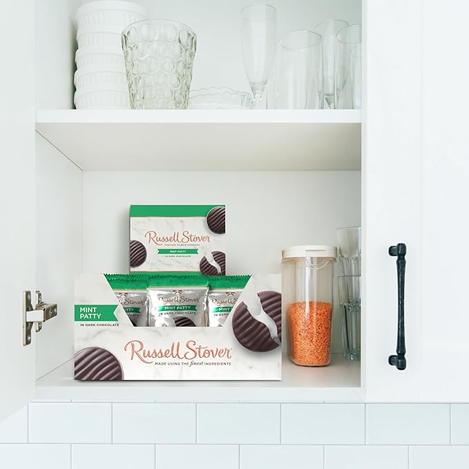 Russell Stover Dark Chocolate Mint Patties - (Pack of 36)