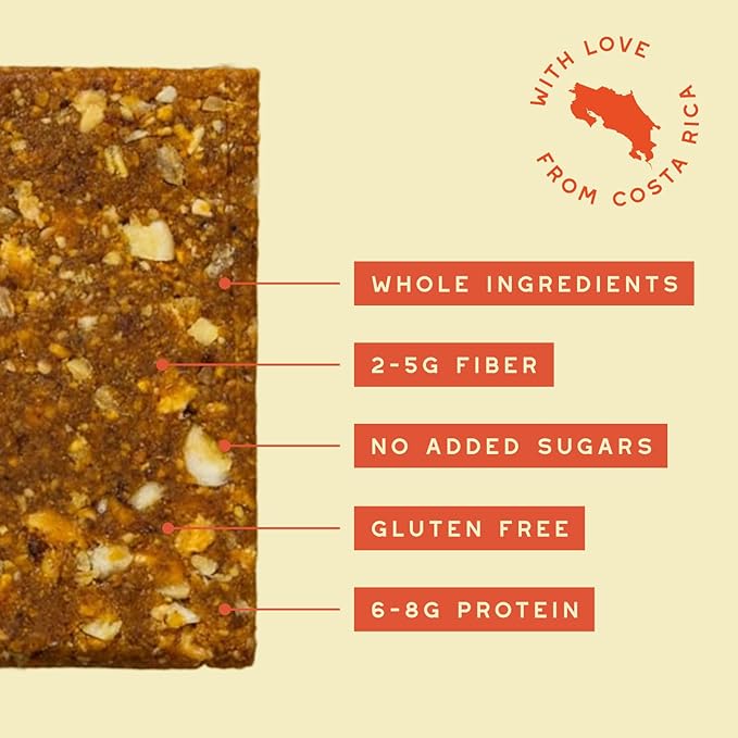 PEJI BAR Superfood Energy Bars | Variety Pack | Gluten Free, 6-8g Protein, Fiber, Whole Ingredients, No Sugar Added | Adventure Ready Snack, 12 Count
