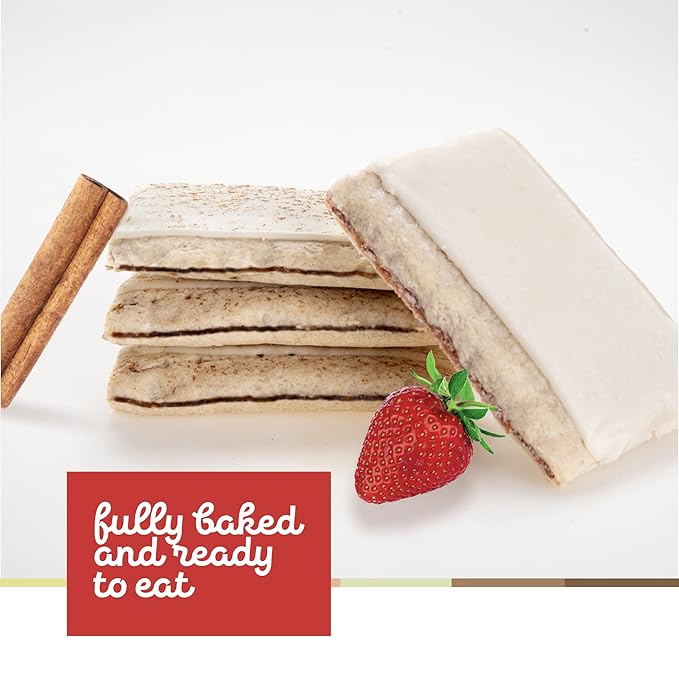 Katz Gluten Free Snacks Strawberry & Cinnamon Toaster Pastries Variety Pack. Breakfast Food Or Anytime Healthy, Free of Dairy, Peanuts, Tree Nuts, and Sesame, No Artificial Color. Kosher (12pk)